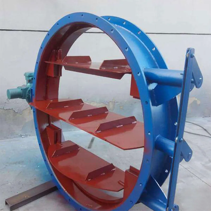 Электрическая круглая заслонка