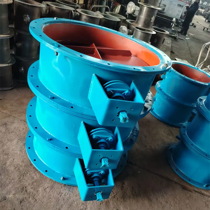 Бесприводная круглая заслонка (2)