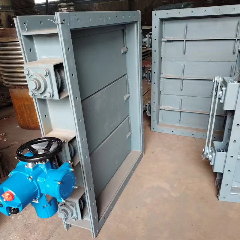 Электрическая регулирующая шиберная заслонка (1)